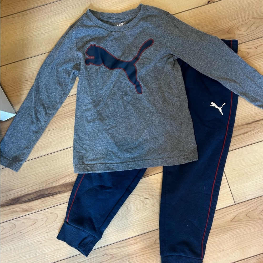 Puma Kids Gray and Blue Set